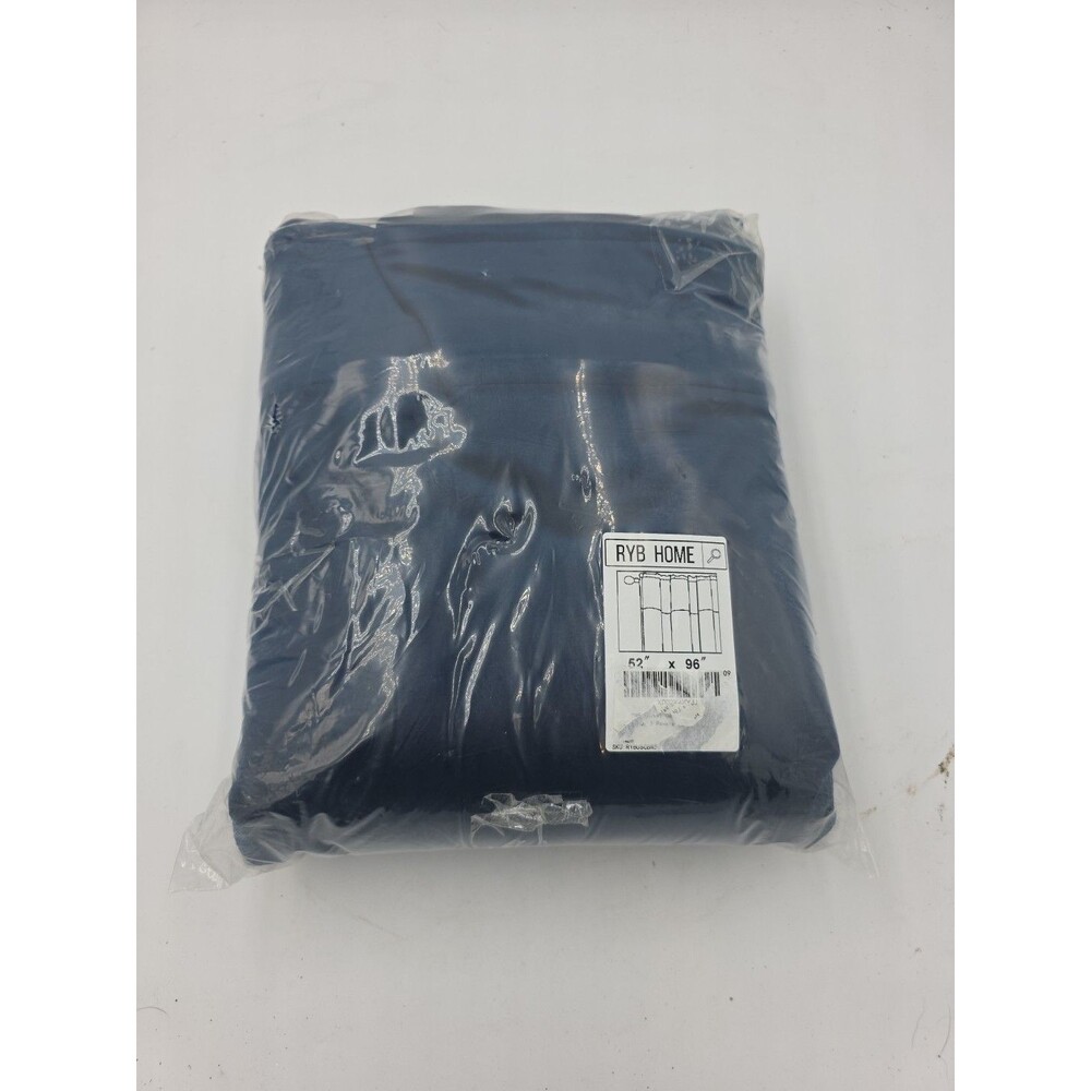 Ryb Blackout Curtains W52 x L95 Inch 2 Panels Set, Thermal Insulated Navy Blue